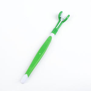 Cepillo de Dientes de Tres Cabezas <span class=keywords><strong>para</strong></span> <span class=keywords><strong>Perros</strong></span>, Suministros <span class=keywords><strong>para</strong></span> el Cuidado Dental de Mascotas, Disponible en Stock - Product Image 5
