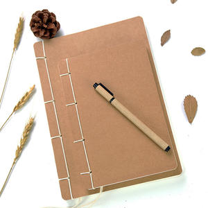 Cuaderno <span class=keywords><strong>de</strong></span> Alta Calidad B5 A5 Hecho a Mano con Encuadernación <span class=keywords><strong>de</strong></span> Hilo, Estilo Antiguo, Papel Kraft Retro, Páginas Interiores en Blanco, Cuaderno <span class=keywords><strong>de</strong></span> Dibujo Estilo Antiguo, Regalo - Product Image 2