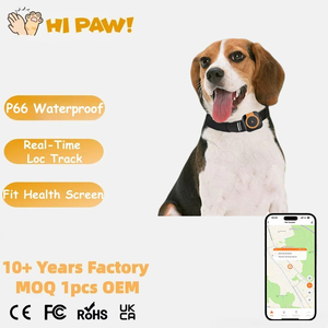 Rastreador GPS para Mascotas con Monitor <span class=keywords><strong>de</strong></span> Ritmo Cardíaco y Bienestar, <span class=keywords><strong>Rastreo</strong></span> <span class=keywords><strong>Satelital</strong></span> 4G en Vivo, Monitor <span class=keywords><strong>de</strong></span> Actividad para Perros y Gatos, Sonido Remoto, Compatible con Todos los Collares - Product Image 1