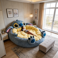 Luxuriöses Charakterbett Hochwertige Übergroße Plüsch-Möbel Einzigartige Designer-Kinderzimmer Schlaf-Lösung Neu
