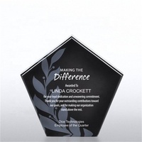Fabricant, fournisseur d'usine, OEM, bloc acrylique avec logo imprimé à l'écran encapsulé, plaques acryliques