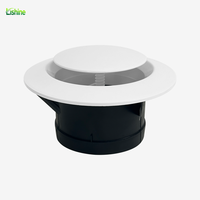 Diffuseur de plafond rond en plastique pour système CVC moderne, grille de ventilation d'air de retour, durable et facile à installer