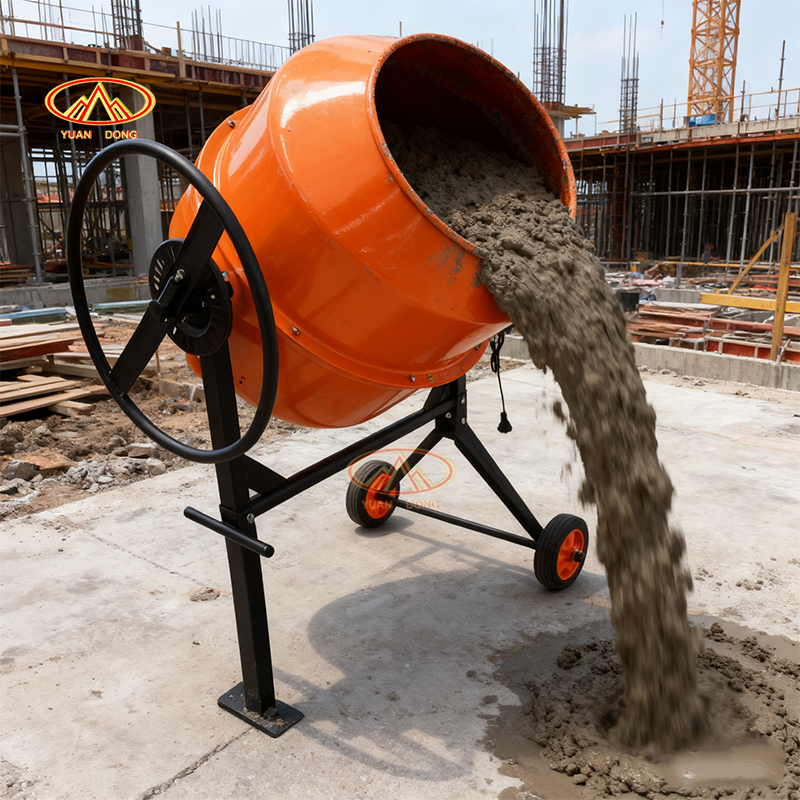 Small Mini Electric Movable Concrete Cement