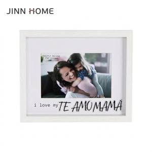 กรอบรูปไม้ JINN HOME I Love My Te Amo Mama กรอบรูปแม่ ของขวัญวัน<span class=keywords><strong>แม่</strong></span> กรอบรูปตั้งโต๊ะ - Product Image 1