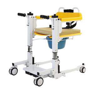 Ascenseur de transfert Patient hydraulique mobile Machine soins infirmiers chaise de réadaptation avec commode pour salle de bain personnes âgées handicapées - Product Image 4