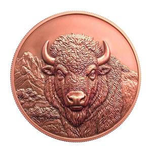 Pièce de monnaie en cuivre fin 999, 1 once, motif <span class=keywords><strong>bison</strong></span> américain, relief 3D, faune <span class=keywords><strong>nord</strong></span>-américaine, pièce de collection ronde, vente en gros - Product Image 1