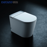 Hot Sale Smart One Piece Toilets Intelligent Wc Water Closed Bidet Seat Cover Smart Automatic Toilet Bowl