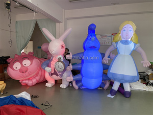 <span class=keywords><strong>Alice</strong></span> In Wonderland Décoration de parc à thème <span class=keywords><strong>Personnage</strong></span> de dessin animé gonflable avec lumière - Product Image 4