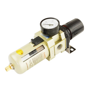 Filtre régulateur de pression pneumatique Aw4000 04 avec élément en cuivre 1/4 pouce et manomètre, séparateur d'eau et d'huile type SMC - Product Image 4