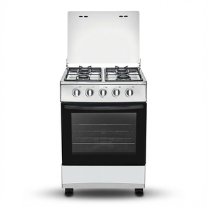 Cuisinière <span class=keywords><strong>à</strong></span> <span class=keywords><strong>gaz</strong></span> encastrable 4 brûleurs <span class=keywords><strong>de</strong></span> 24 pouces en acier inoxydable avec four <span class=keywords><strong>de</strong></span> 88 L, compatible GPL/GN, appareil <span class=keywords><strong>de</strong></span> cuisine, CKD disponible - Product Image 2