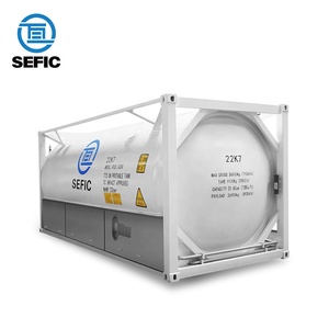 En STOCK enviar con 10 días criogénico 20 pies T75 argón líquido ISO tanque contenedor ASME estándar para almacenamiento y transporte de gas líquido - Product Image 4