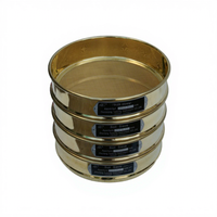 Dia.8" 12" High Quality Standard Sieves Brass Frame Manual Soil Cement Aggregate Tamis Tamiz Mesh Sieve Screen for Sieve 1%