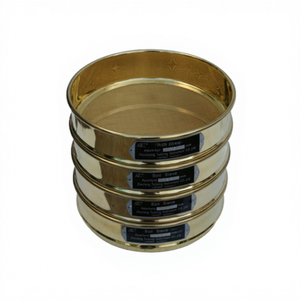 Peneira de Malha Padrão de Alta Qualidade com Armação de Latão, Diâmetro 8 e 12 polegadas, para Solo, Cimento e Agregados, Manual, para Peneiramento 1% - Product Image 5