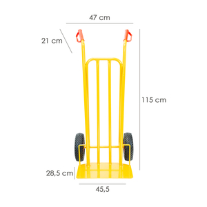 Warehouse <b>trolley</b> / Sacks Pneumatic wheels Plastic rims - Product Image 4