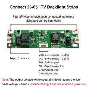 Placa de Controlador de Corriente Constante Universal RJ <span class=keywords><strong>CA</strong></span>-266s para TV LED de 32-65 Pulgadas, Salida de 80-480 mA, Placa Inversora de Retroiluminación LED - Product Image 3