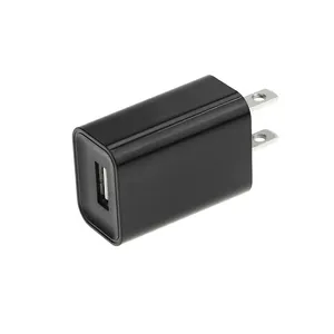 US enchufe portátil teléfono móvil cubo adaptador de corriente USB ultra blanco negro AC DC cargador de pared adaptador de corriente para teléfono móvil