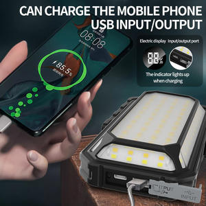 Lampe de camping solaire XY-008, lampe de travail LED 10000mAh, éclairage extérieur rechargeable pour le camping et les situations d'urgence - Product Image 4