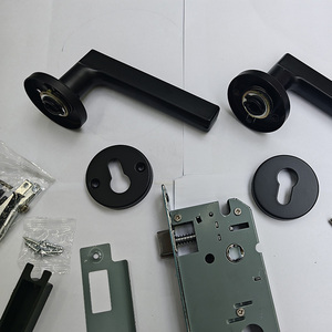 Khóa Phần Cứng Cửa Khóa An Toàn Bộ Tay Cầm Khóa Lỗ Mộng - Product Image 3