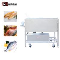 Máquina Comercial Totalmente Automática para Sacrificio y Corte de Pescado, Unidad Integrada para Limpiar el Vientre