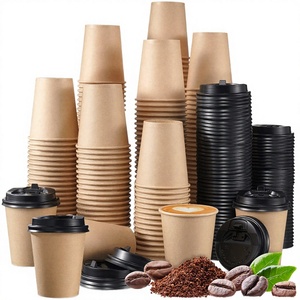 Eco Friendly <b>Customized</b> Single Wall Synthetic Paper Biodegradable Hot Drink Takeaway <b>Cups</b> for Coffee - Product Image 2