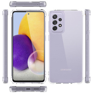 เคสใสสำหรับ Samsung Galaxy A73, เคสกันกระแทกแบบแข็ง PC ใสป้องกันรอยขีดข่วน + กรอบ TPU นิ่ม สำหรับ Samsung A73 <span class=keywords><strong>5G</strong></span> - Product Image 2