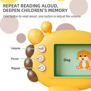 Jouet éducatif <span class=keywords><strong>pour</strong></span> bébé préscolaire lecteur de mots anglais insertion de cartes en Y <span class=keywords><strong>pour</strong></span> enfants apprentissage <span class=keywords><strong>livre</strong></span> <span class=keywords><strong>audio</strong></span> <span class=keywords><strong>pour</strong></span> enfants ABC parlant cartes Flash Machine - Product Image 4