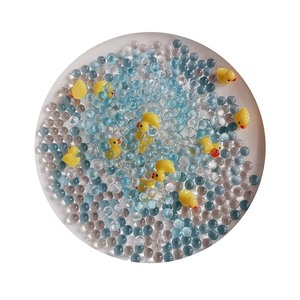 Artesanías temáticas de patos nadadores Ocean Sea Like No Hole Round Ball Beads <span class=keywords><strong>con</strong></span> Little Yellow Duck Mixed For <span class=keywords><strong>Slime</strong></span> Add Ins - Product Image 2