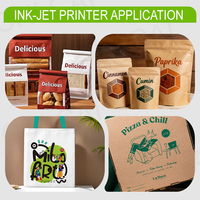 Impresora de una Sola Pasada Más Vendida, CMYK 4 Colores, Maquinaria Automática de Impresión Digital por Inyección de Tinta para Bolsas de Papel Kraft y Bolsas de Transporte