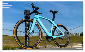 Cuadro de carbono para bicicleta de carretera con manillar de carbono, cuadro de bicicleta de carretera de 700c - Product Image 6