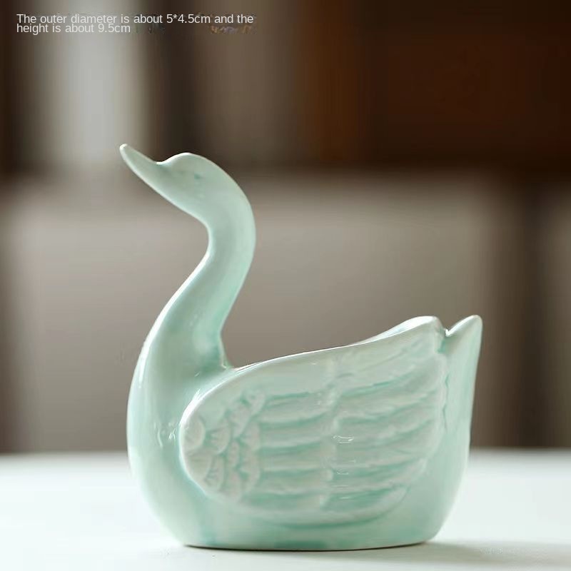 Swan Flowerpot-Head up