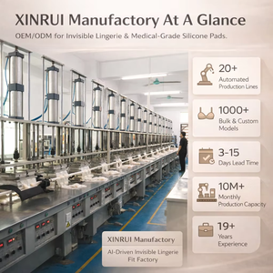 XINRUI Soutien-gorge adhésif en silicone sans bretelles, couvre-tétons invisibles, pétales liftants réutilisables, adhésifs sans dos, effet push-up - Product Image 3