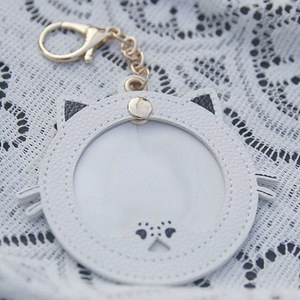 In-stock cartoon cat badge display cover, 58mm badge protective cover, 75mm celebrity <b>anime</b> rice paddy ita bag <b>keychain</b>. - Product Image 2