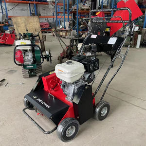 Semoir fertilisant pour racines de pelouse Machine à peignes pour <span class=keywords><strong>gazon</strong></span> avec poussée manuelle pour enlever l'herbe morte - Product Image 5