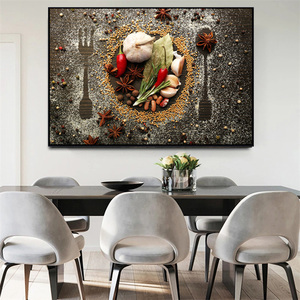 Sala da pranzo decorazioni per la casa <span class=keywords><strong>cucina</strong></span> immagini di frutta grani di verdure spezie <span class=keywords><strong>poster</strong></span> pittura su tela stampata wall art modern - Product Image 6