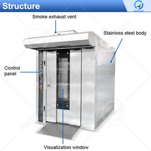 OCEAN Commercial Bakery Cake Bake Equipment Four à pain électrique à gaz à vendre - Product Image 2