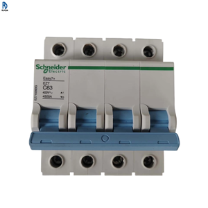 Interruptor de Circuito en Miniatura EZ7 C63 4P, Interruptor de Bajo Voltaje, Dispositivo de Protección Contra Sobrecarga, Interruptor de Cortocircuito de 4 Polos - Product Image 1