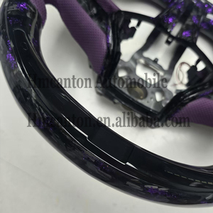 Volante de Cuero Perforado de Fibra de Carbono de Alta Calidad al por Mayor, Nuevos Productos para Volante de Auto Infiniti Q50 - Product Image 4