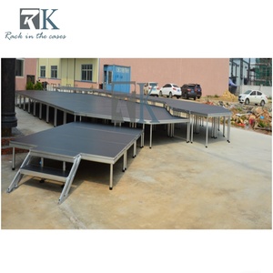 Portable Aluminum <b>Stage</b> Deck Adjustable Leg Modular <b>Stage</b> for Church <b>Stage</b> Show Exhibition - Product Image 2