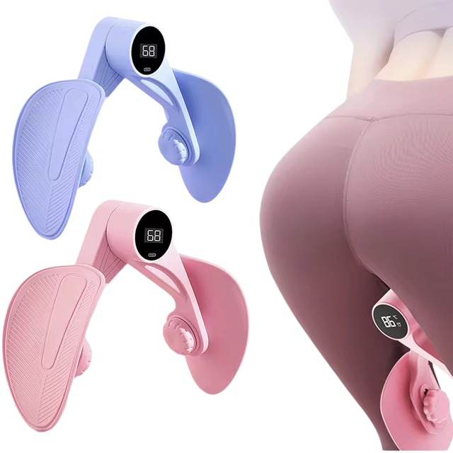 Yoga Fitness Equipment Rotatable Pelvic Floor Muscle Trainer Inner Thigh Masters Clip Exerciser With Counter Buttocks Lifting