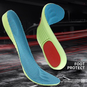 Nuova Soletta Unisex in PU per Sport con Rialzo, Elevata Elasticità, Assorbimento degli Urti, Supporto dell'Arco Plantare e Sollievo dalla Fascite Plantare - Product Image 3