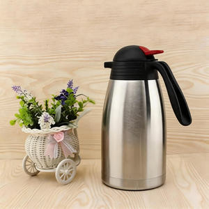 Carafe isotherme en acier inoxydable incassable avec bec de canard, 1,2L-2L, personnalisable avec logo, directement de l'usine, pour hôtels et restaurants - Product Image 4