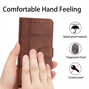 Funda de Cuero Tipo Libro para iPhone 15 con Ranura para Tarjetas, Fundas para <span class=keywords><strong>Celular</strong></span> iPhone 15 14 13 12 <span class=keywords><strong>al</strong></span> por Mayor - Product Image 2