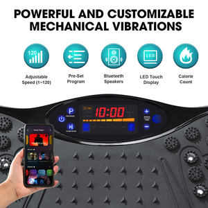 Plataforma Vibratoria de Alta Calidad para Ejercicios, Máquina Vibratoria para Quemar Grasa Fácilmente en la Vida Diaria - Product Image 3