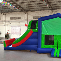 Château gonflable en PVC durable pour enfants, toboggan gonflable portable pour intérieur/extérieur, pour location, trampoline gonflable