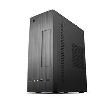 Boîtier PC de bureau Meway Mid Tower MicroATX avec 3 ventilateurs préinstallés, support pour radiateur 60mm/120mm (en stock)