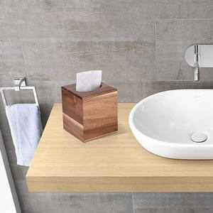 Custom Logo Acacia Wood <strong>Recipe</strong> Organizer Single-Tier Wooden <strong>Recipe</strong> <strong>Box</strong> with Dividers for Kitchen or Living Room - Product Image 5