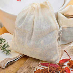 Gaze de coton cordon lin sac rabat poche 8*10 spécifications pour soupe <span class=keywords><strong>saumure</strong></span> assaisonnement <span class=keywords><strong>vin</strong></span> décoction séparateur Shopping - Product Image 3