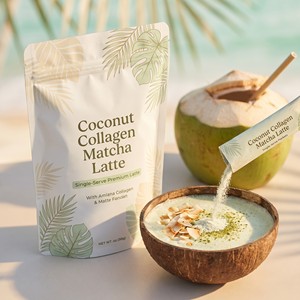 Poudre de Matcha Latte Instantané Prix de Gros avec Marque Privée, Fraîchement Traité, Caractéristique Minceur Disponible, Vente en Gros en Sachet et en Boîte - Product Image 4