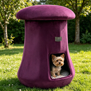 Custom Luxury Dressing Table Stool Pet Mushroom Houses Furniture Modern Indoor Small Dog Large Cat House Bed - Product Image 1