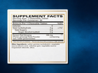 OEM Red Ginseng Energy - Energía y Concentración Diarias - 30 Tabletas. |   Apoyo Diario para la Energía, Concentración y Vitalidad.